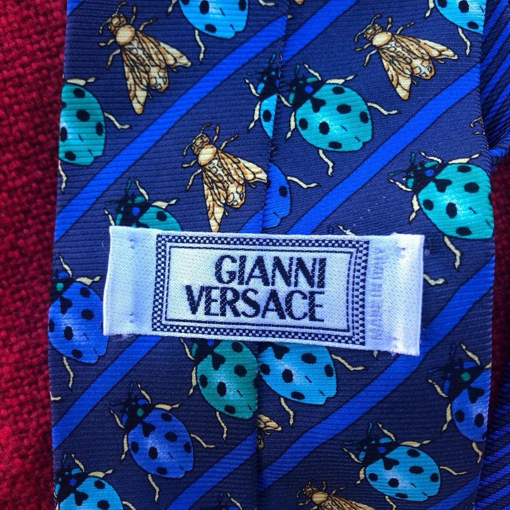 Versace Tie Bugs Patterns - image 2